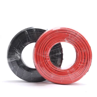 H1z2z2-K TUV Approval 4mm² 6mm² 10mm² Solar Power Cable Wires AC1000V DC 1500V Solar PV Cable