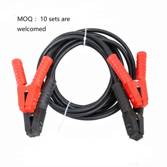 3000A Automotive Car Flex Hitching Wire Emergency Start Rescue Booster Wires Pure Copper Thickened Intelligent CE Jumper Auto Power Battery Cable Wholesale