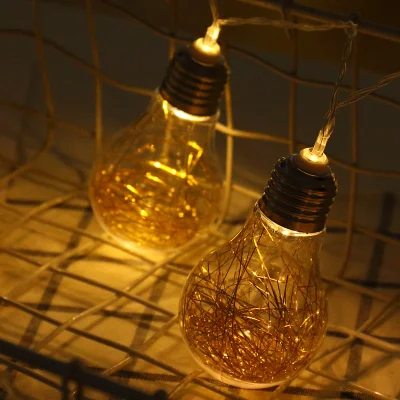 Retro Edison Gold Large Bulbs New Year′s Lights String Lights Christmas Wedding Festive Decorative Lights